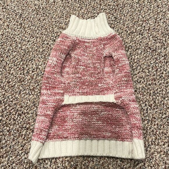 Pink Chenille Pet Sweater by Frisco - Picture 2 of 4
